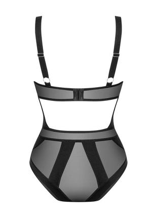 Chic amoria obsessive чорне боді закрите або відкрите з доступом