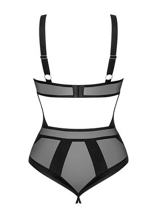 Chic amoria obsessive чорне боді закрите або відкрите з доступом