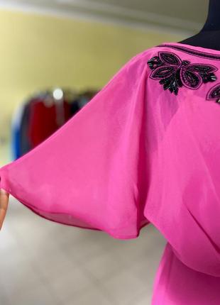 ❄️распродаж❄️ рожева шифонова сукня monsoon4 фото