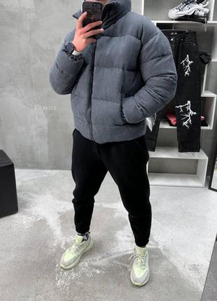 Зимова куртка вельветова пуховик