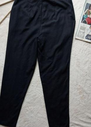 Новые женские летние брюки george 898 s 44р., вискоза, хлопок, лен, черные2 фото
