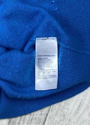 Tommy hilfiger long sleeve кофта свитшот l размер голубая оригинал5 фото