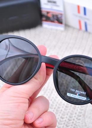 Солнцезащитные круглые стильные очки ted browne polarized unisex tb342