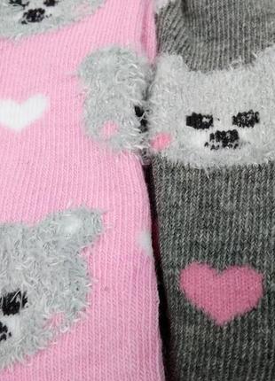 Шкарпетки з ведмедиками комплектом на дівчаток, x-mail2 фото