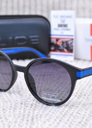 Солнцезащитные круглые стильные очки ted browne polarized unisex tb342