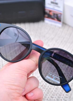 Сонцезахисні круглі стильні окуляри ted browne polarized unisex tb3426 фото