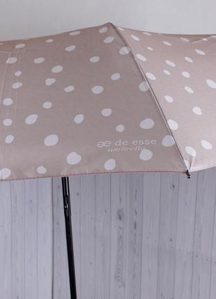 Женский зонт полуавтомат кремовый de esse 3225-кр3 фото