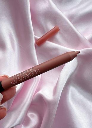 Олівець для губ huda beauty lip contour 2.0 — pinky brown