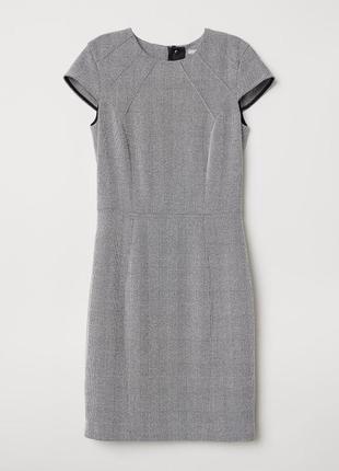 Платье силуэтное в клетку h&m