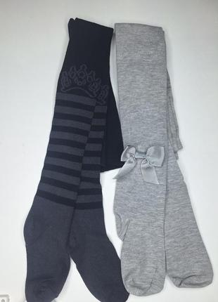 Колготи, колготки дитячі демисезоні тонкі бавовняні для дівчаток 7-8 років, 122-128. дитячі турецкі колготи для дівчаток