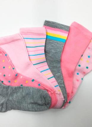 Набір 7 пар шкарпетки дитячі комплект тиждень на дівчинку р.24/26 німеччина3 фото