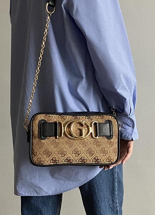Сумка guess aviana camera bag black 2