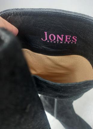 Шкіряні чоботи на каблуці jones2 фото