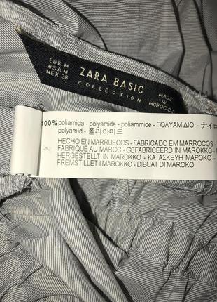 🌿объёмная блуза на резинке zara ассиметричная футболка на завязках6 фото