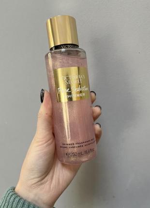 Парфюмированный спрей для тела victoria’s secret pure seduction shimmer