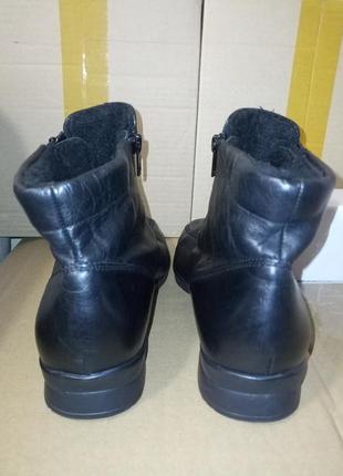Тёплые женские ботинки semler (зима, кожа, искусственный мех, германия) #12434 фото