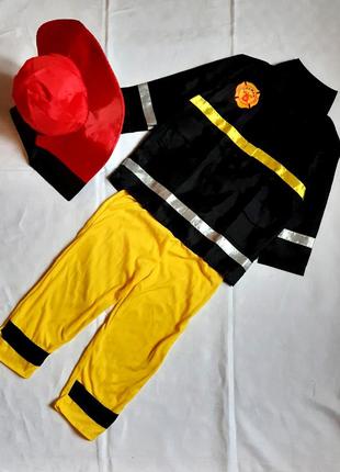 Пожарный карнавальный костюм на 3-6 лет