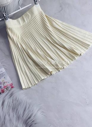 Вільна спідниця міні трикотажна юбка якісна1 фото