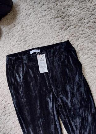 Велюровая брюки палаццо5 фото