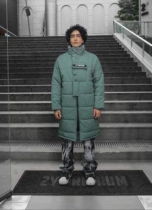 Мужская удлиненная куртка зима2 фото