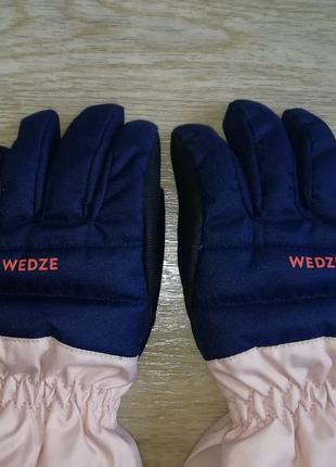 Краги перчатки wedze waterproof 5 - 7 лет2 фото