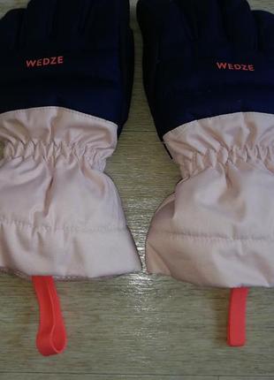 Краги перчатки wedze waterproof 5 - 7 лет3 фото