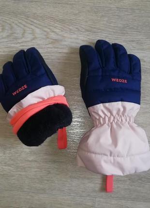 Краги перчатки wedze waterproof 5 - 7 лет8 фото