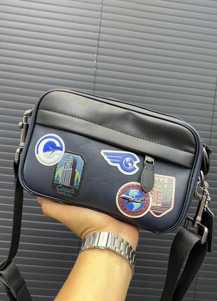 Чоловіча сумка coach кроссбоді барсетка коач придбати сумку