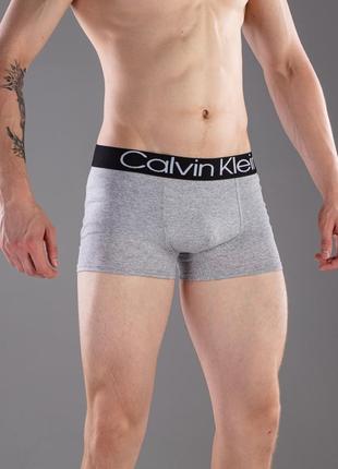 Чоловічі боксери набір трусів 3 шт. calvin klein н3060 в упаковці бавовна коробка2 фото