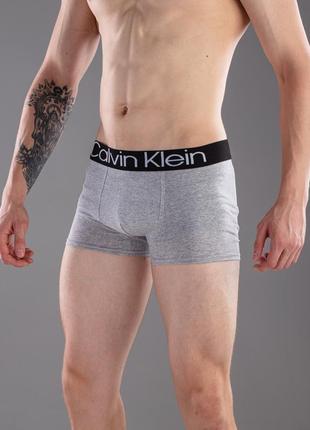 Чоловічі боксери набір трусів 3 шт. calvin klein н3060 в упаковці бавовна коробка4 фото