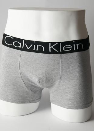 Чоловічі боксери набір трусів 3 шт. calvin klein н3060 в упаковці бавовна коробка5 фото