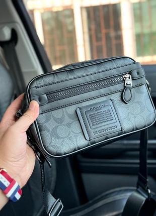 Мужская сумка coach борсетка кроссбоди коач мужская приобрести сумку