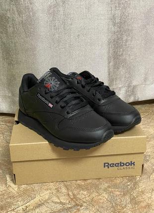 Кожаные кроссовки reebok classic