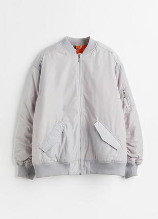 Бомбер, куртка, ветровка oversized bomber jacket с мягкой подкладкой