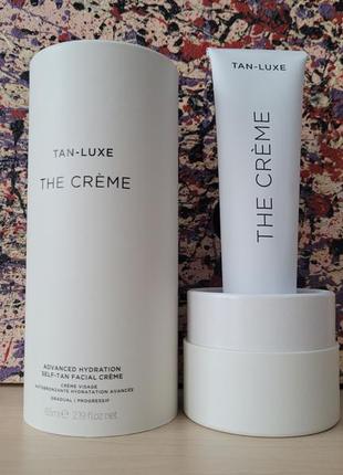 Увлажняющий крем автозагар tan-luxe the creme advanced hydration self-tan facial creme