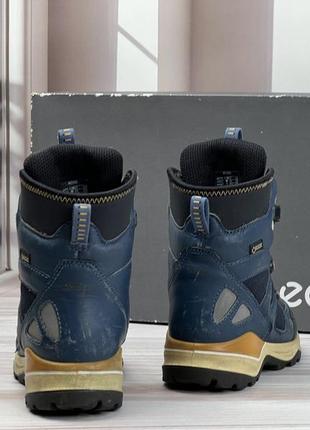 Ecco urban gore-tex оригинальные кожаные очень теплые ботинки6 фото