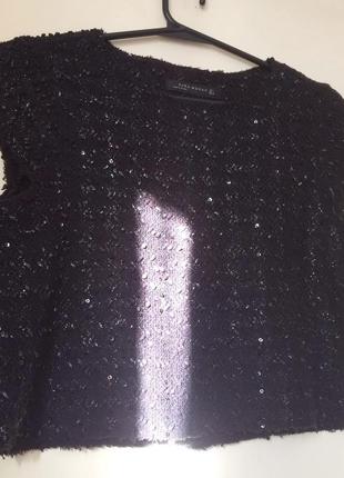 Укороченый топ zara woman