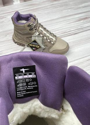 Tamaris activ gore-tex оригінальні шкіряні надійні зимові черевики8 фото