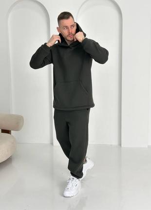 Мужской спортивный костюм на флисе