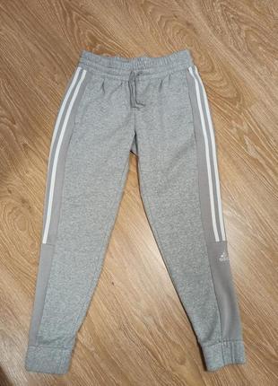 Женские спортивные брюки adidas на флисе xs-s/34-36/6-8 оригинал7 фото