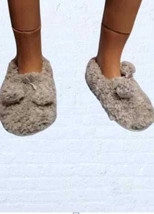 Дитячі флісові крапці, м'якенькі тапулі 👍