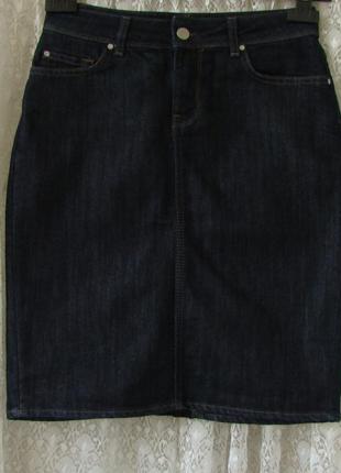 Спідниця джинсова пряма zara р. 42 №7239а