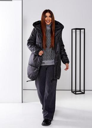 Женский зимний пуховик куртка-пальто до -30⁰☃️❄️6 фото