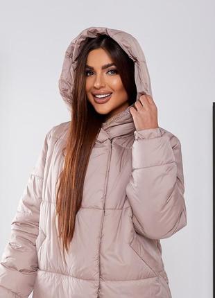 Женский зимний пуховик куртка-пальто до -30⁰☃️❄️3 фото