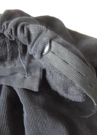 Зимние вельветовые штаны на  9 лет5 фото