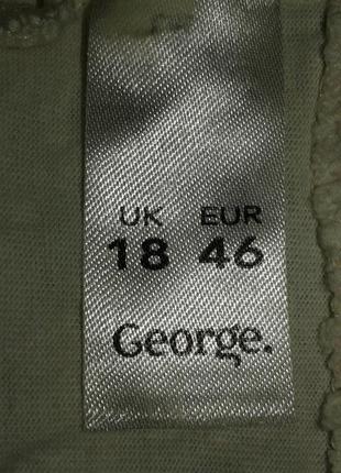 Стильная нарядная блузка кофточка футболка с воланами george, размер 18/46.5 фото