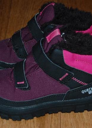 Зимние ботинки на мембране 29 р quechua waterproof4 фото