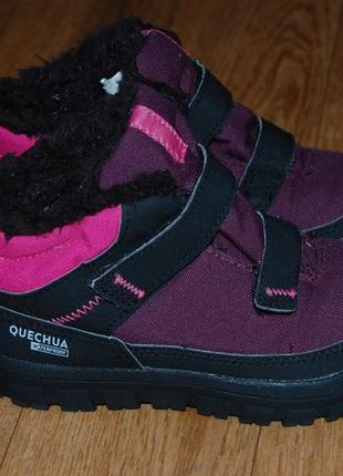 Зимние ботинки на мембране 29 р quechua waterproof8 фото