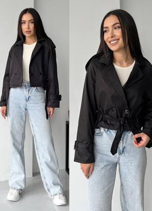 Куртка-тренч женская 159 в разных расцветках