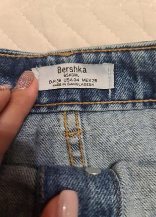 Джинсовая мини юбка bershka2 фото